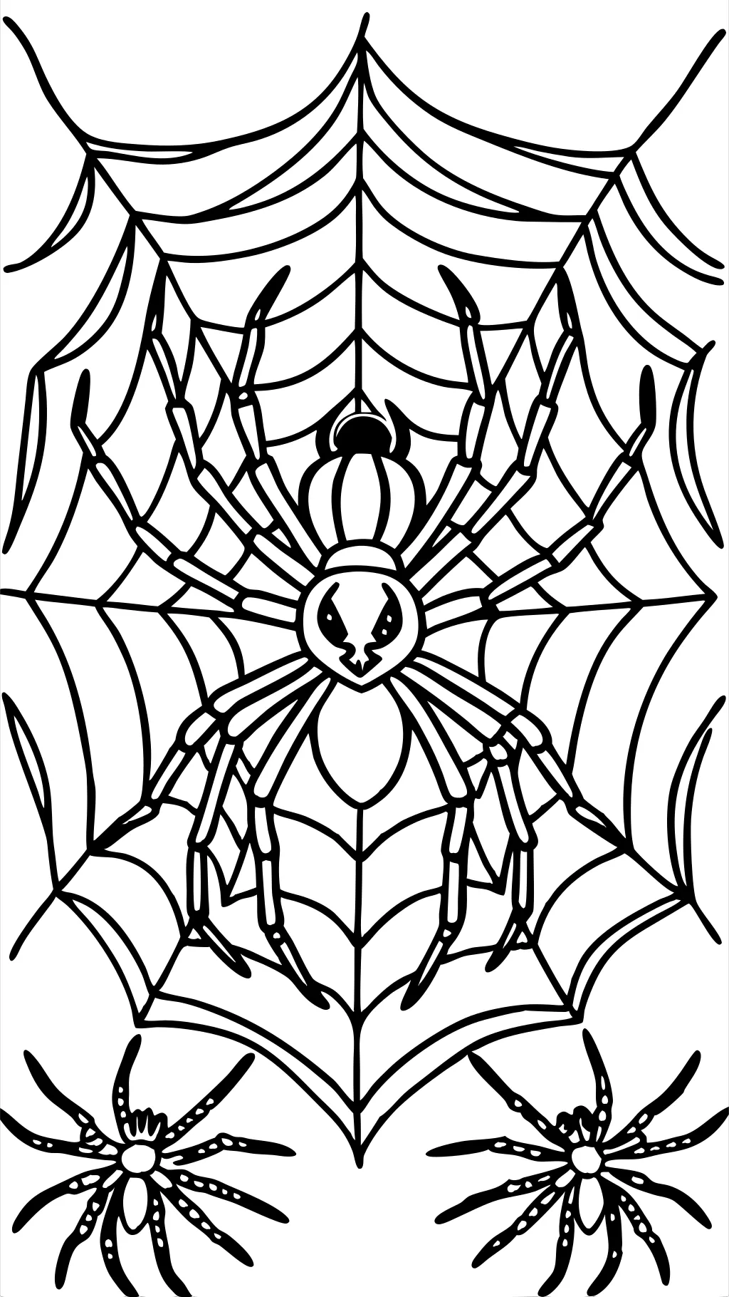 spiders coloring pages